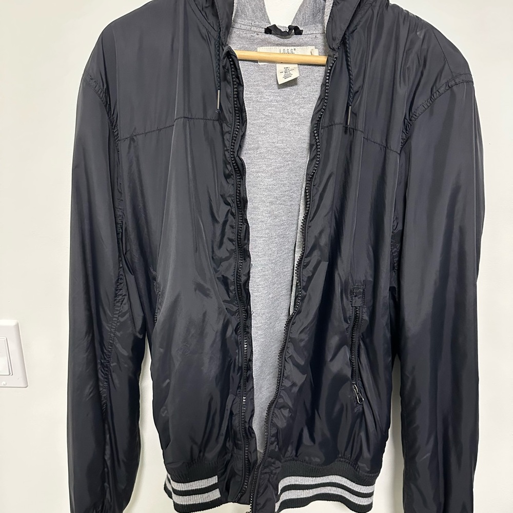 Black Hooded Jacket
